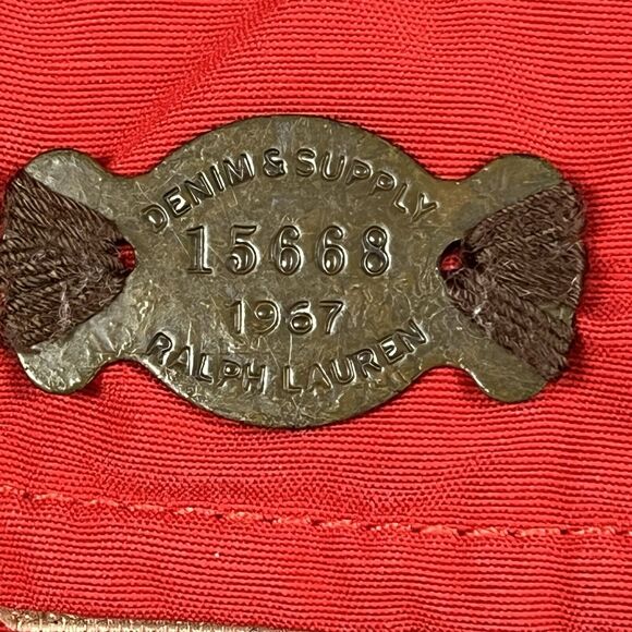 Ralph Lauren Denim Supply Down Puffer Vest Womens Medium Faux Fur Collar - Picture 2 of 6